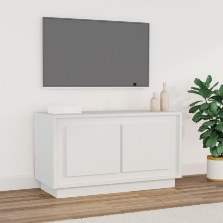 White plywood TV cabinet 80x35x45 cm by vidaXL, TV Furniture - Ref: Foro24-819852, Price: 56,80 €, Discount: %