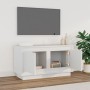 Mueble de TV madera contrachapada blanco 80x35x45 cm de vidaXL, Muebles TV - Ref: Foro24-819852, Precio: 56,80 €, Descuento: %