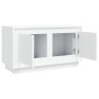 Mueble de TV madera contrachapada blanco 80x35x45 cm de vidaXL, Muebles TV - Ref: Foro24-819852, Precio: 56,80 €, Descuento: %