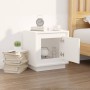 Mesita de noche madera contrachapada blanco 44x35x45 cm de vidaXL, Mesitas de noche - Ref: Foro24-819836, Precio: 35,84 €, De...