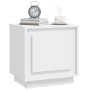 Mesita de noche madera contrachapada blanco 44x35x45 cm de vidaXL, Mesitas de noche - Ref: Foro24-819836, Precio: 35,84 €, De...