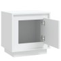 Mesita de noche madera contrachapada blanco 44x35x45 cm de vidaXL, Mesitas de noche - Ref: Foro24-819836, Precio: 35,84 €, De...