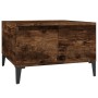 Smoked oak plywood coffee table 55x55x36.5 cm by vidaXL, Coffee table - Ref: Foro24-821089, Price: 51,03 €, Discount: %