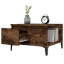 Smoked oak plywood coffee table 55x55x36.5 cm by vidaXL, Coffee table - Ref: Foro24-821089, Price: 51,03 €, Discount: %