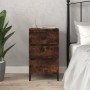 Smoked oak plywood nightstand 40x35x70 cm by vidaXL, Nightstands - Ref: Foro24-819673, Price: 53,45 €, Discount: %