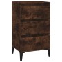 Smoked oak plywood nightstand 40x35x70 cm by vidaXL, Nightstands - Ref: Foro24-819673, Price: 53,45 €, Discount: %