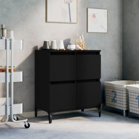 Black plywood sideboard 60x35x70 cm by vidaXL, Sideboards - Ref: Foro24-821165, Price: 72,30 €, Discount: %