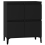 Aparador de madera contrachapada negro 60x35x70 cm de vidaXL, Aparadores - Ref: Foro24-821165, Precio: 71,99 €, Descuento: %