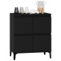 Aparador de madera contrachapada negro 60x35x70 cm de vidaXL, Aparadores - Ref: Foro24-821165, Precio: 71,99 €, Descuento: %