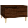 Mesa de centro madera contrachapada roble marrón 55x55x36,5 cm de vidaXL, Mesas de centro - Ref: Foro24-821083, Precio: 37,51...