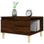 Brown oak plywood coffee table 55x55x36.5 cm by vidaXL, Coffee table - Ref: Foro24-821083, Price: 37,51 €, Discount: %