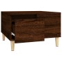 Mesa de centro madera contrachapada roble marrón 55x55x36,5 cm de vidaXL, Mesas de centro - Ref: Foro24-821083, Precio: 37,51...