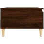 Mesa de centro madera contrachapada roble marrón 55x55x36,5 cm de vidaXL, Mesas de centro - Ref: Foro24-821083, Precio: 37,51...