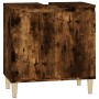 Smoked oak plywood sink cabinet 58x33x60cm by vidaXL, bathroom vanities - Ref: Foro24-821257, Price: 48,68 €, Discount: %