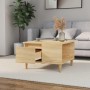 Oak Sonoma plywood coffee table 55x55x36.5 cm by vidaXL, Coffee table - Ref: Foro24-821079, Price: 35,99 €, Discount: %