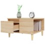 Oak Sonoma plywood coffee table 55x55x36.5 cm by vidaXL, Coffee table - Ref: Foro24-821079, Price: 35,99 €, Discount: %