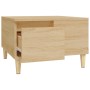 Mesa de centro madera contrachapada roble Sonoma 55x55x36,5 cm de vidaXL, Mesas de centro - Ref: Foro24-821079, Precio: 48,68...