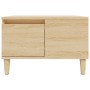 Oak Sonoma plywood coffee table 55x55x36.5 cm by vidaXL, Coffee table - Ref: Foro24-821079, Price: 35,99 €, Discount: %