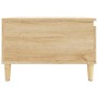 Oak Sonoma plywood coffee table 55x55x36.5 cm by vidaXL, Coffee table - Ref: Foro24-821079, Price: 35,99 €, Discount: %