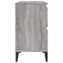 Sonoma gray plywood sink cabinet 80x33x60 cm by vidaXL, bathroom vanities - Ref: Foro24-821282, Price: 94,60 €, Discount: %