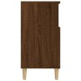 Aparador madera contrachapada marrón roble 60x35x70 cm de vidaXL, Aparadores - Ref: Foro24-821147, Precio: 57,14 €, Descuento: %