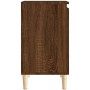 Armario de lavabo madera contrachapada roble marrón 58x33x60 cm de vidaXL, Tocadores de baño - Ref: Foro24-821259, Precio: 49...