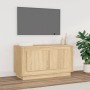 TV-Schrank aus Sonoma-Eichensperrholz, 80 x 35 x 45 cm von vidaXL, TV-Möbel - Ref: Foro24-819855, Preis: 50,98 €, Rabatt: %