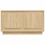 TV-Schrank aus Sonoma-Eichensperrholz, 80 x 35 x 45 cm von vidaXL, TV-Möbel - Ref: Foro24-819855, Preis: 50,98 €, Rabatt: %