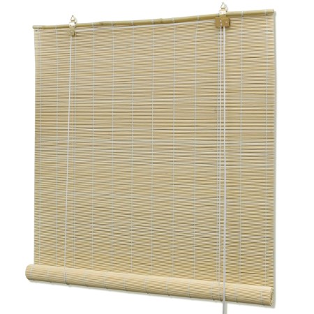 Natural bamboo roller blinds 80x160 cm by vidaXL, Blinds and blinds - Ref: Foro24-241320, Price: 17,28 €, Discount: %