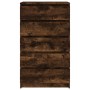 Cómoda de madera contrachapada roble ahumado 60x36x103 cm de vidaXL, Cajoneras - Ref: Foro24-823021, Precio: 102,52 €, Descue...