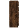 Cómoda de madera contrachapada roble ahumado 60x36x103 cm de vidaXL, Cajoneras - Ref: Foro24-823021, Precio: 102,52 €, Descue...