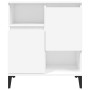 Weißes Sperrholz-Sideboard 60x35x70 cm von vidaXL, Sideboards - Ref: Foro24-821148, Preis: 60,46 €, Rabatt: %