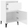 Nightstands 2 units glossy white 40x35x70 cm by vidaXL, Nightstands - Ref: Foro24-819713, Price: 80,05 €, Discount: %