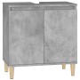 Concrete gray plywood sink cabinet 58x33x60cm by vidaXL, bathroom vanities - Ref: Foro24-821256, Price: 53,82 €, Discount: %