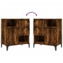 Smoked oak plywood sideboard 60x35x70 cm by vidaXL, Sideboards - Ref: Foro24-821153, Price: 78,93 €, Discount: %