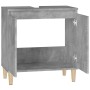 Concrete gray plywood sink cabinet 58x33x60cm by vidaXL, bathroom vanities - Ref: Foro24-821256, Price: 53,82 €, Discount: %