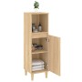 Armario de baño madera contrachapada roble Sonoma 30x30x100 cm de vidaXL, Muebles de baño - Ref: Foro24-819807, Precio: 63,13...