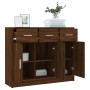 Brown oak-colored engineered wood sideboard 91x28x75 cm by vidaXL, Sideboards - Ref: Foro24-823015, Price: 95,61 €, Discount: %