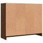 Brown oak-colored engineered wood sideboard 91x28x75 cm by vidaXL, Sideboards - Ref: Foro24-823015, Price: 95,61 €, Discount: %