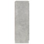 Cajonera de madera contrachapada gris hormigón 60x36x103 cm de vidaXL, Cajoneras - Ref: Foro24-823020, Precio: 97,20 €, Descu...