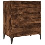 Aparador madera contrachapada color roble ahumado 60x35x70 cm de vidaXL, Aparadores - Ref: Foro24-823053, Precio: 61,47 €, De...