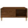 Brown oak plywood coffee table 80x80x36.5 cm by vidaXL, Coffee table - Ref: Foro24-821099, Price: 48,99 €, Discount: %