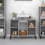 Concrete gray plywood sink cabinet 80x33x60cm by vidaXL, bathroom vanities - Ref: Foro24-821296, Price: 66,70 €, Discount: %