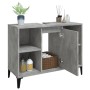 Concrete gray plywood sink cabinet 80x33x60cm by vidaXL, bathroom vanities - Ref: Foro24-821296, Price: 66,70 €, Discount: %