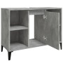 Concrete gray plywood sink cabinet 80x33x60cm by vidaXL, bathroom vanities - Ref: Foro24-821296, Price: 66,70 €, Discount: %