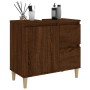 Armario de baño madera contrachapada marrón roble 65x33x60 cm de vidaXL, Muebles de baño - Ref: Foro24-819827, Precio: 71,29 ...