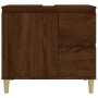 Armario de baño madera contrachapada marrón roble 65x33x60 cm de vidaXL, Muebles de baño - Ref: Foro24-819827, Precio: 71,29 ...