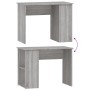 Sonoma gray plywood desk 100x55x75 cm by vidaXL, Desks - Ref: Foro24-823030, Price: 88,20 €, Discount: %