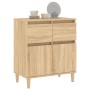 Aparador de madera contrachapada roble Sonoma 60x35x70 cm de vidaXL, Aparadores - Ref: Foro24-819679, Precio: 72,68 €, Descue...