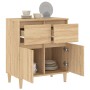 Aparador de madera contrachapada roble Sonoma 60x35x70 cm de vidaXL, Aparadores - Ref: Foro24-819679, Precio: 72,68 €, Descue...